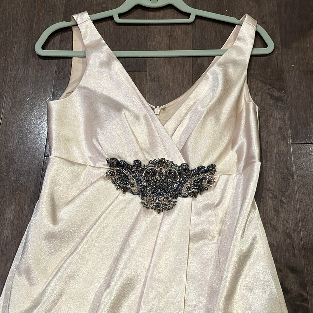 Js Collection, Champagne Evening Gown, Beaded App… - image 6